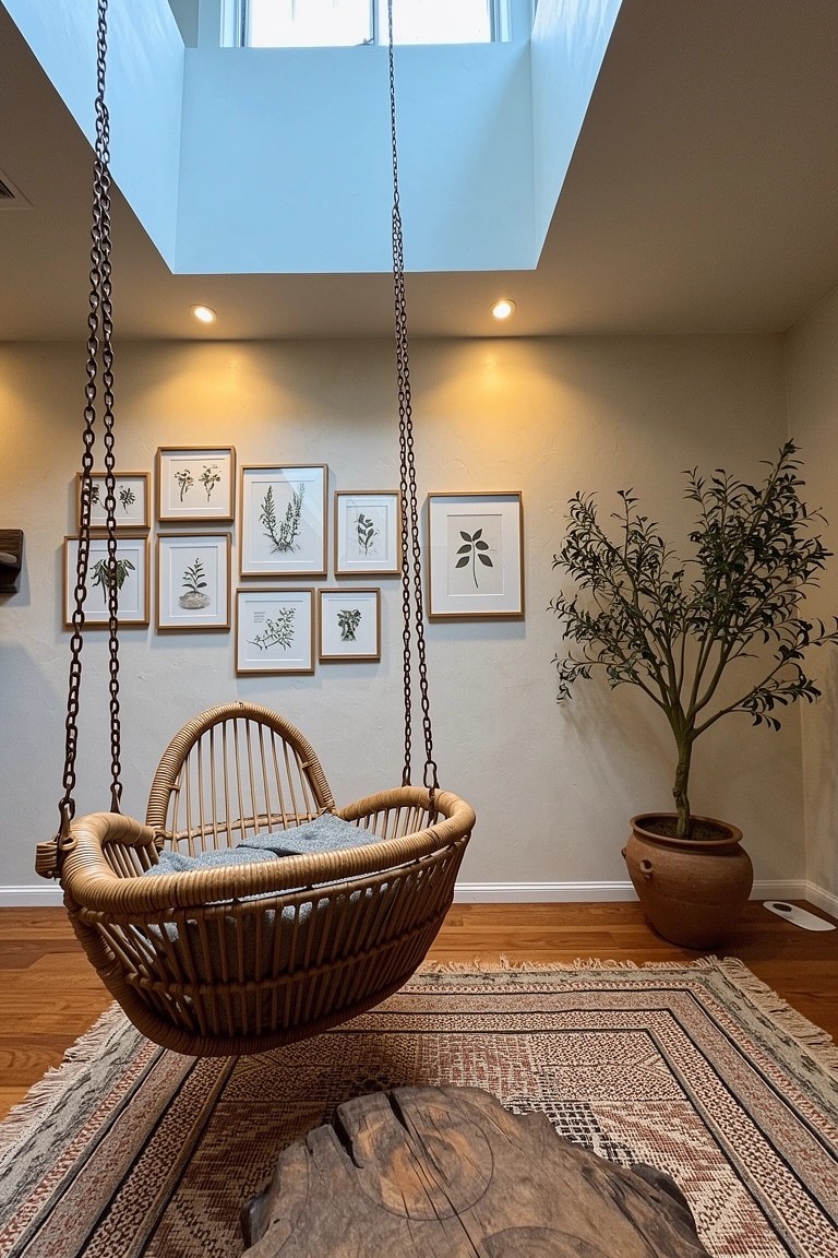 Hanging Rattan Swing Chair