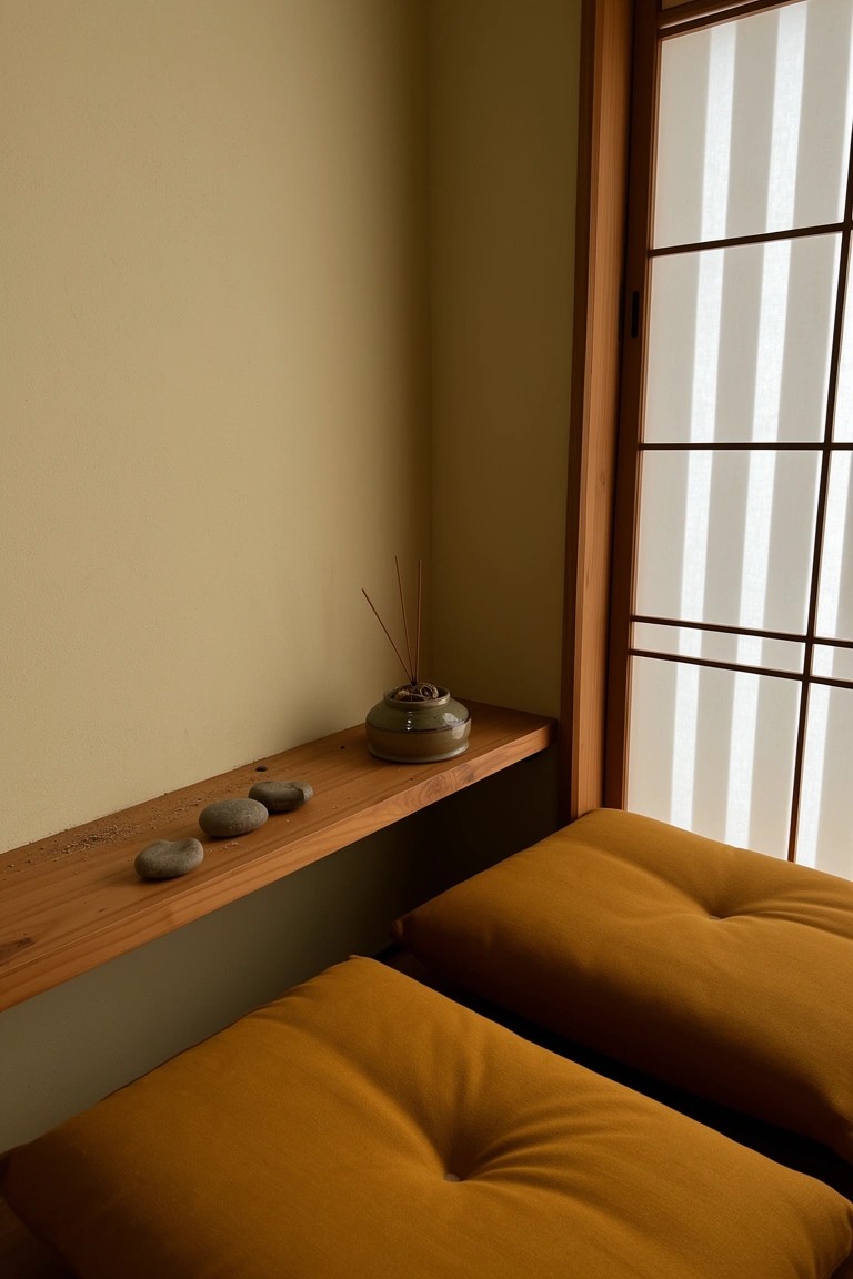 Simple Shelves with Stones