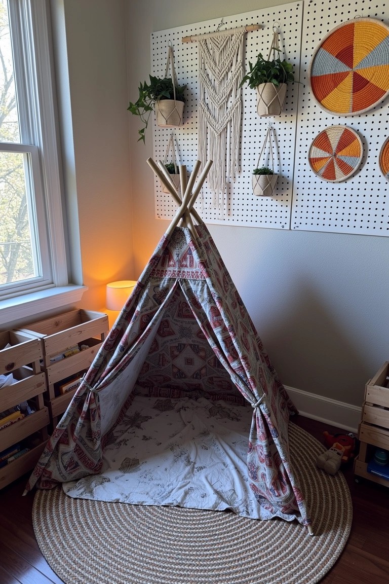 Teepee Play Corner