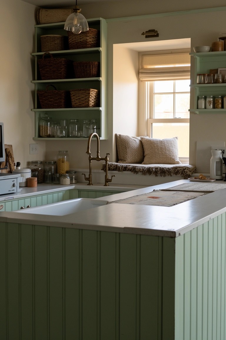 Sage Green Kitchen Cabinets