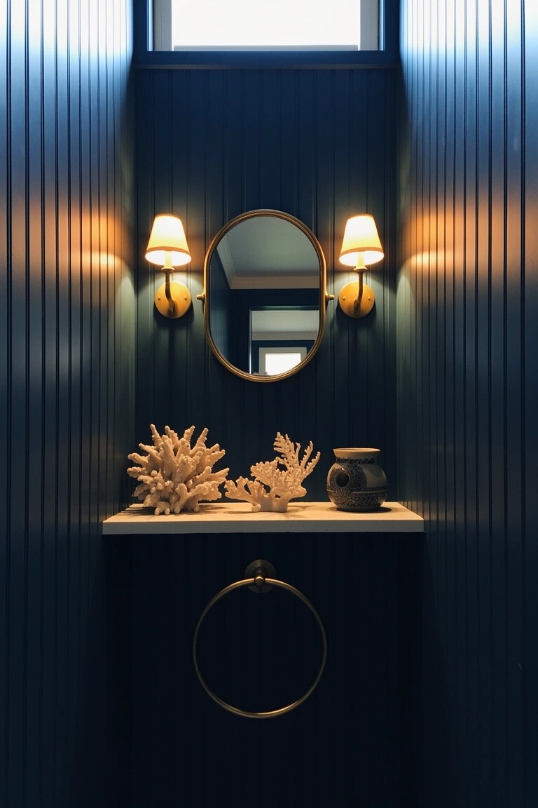 Sconces Beside the Mirror