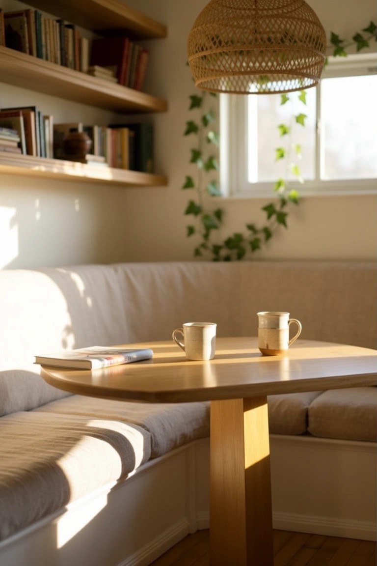 Cozy Breakfast Nook Benches