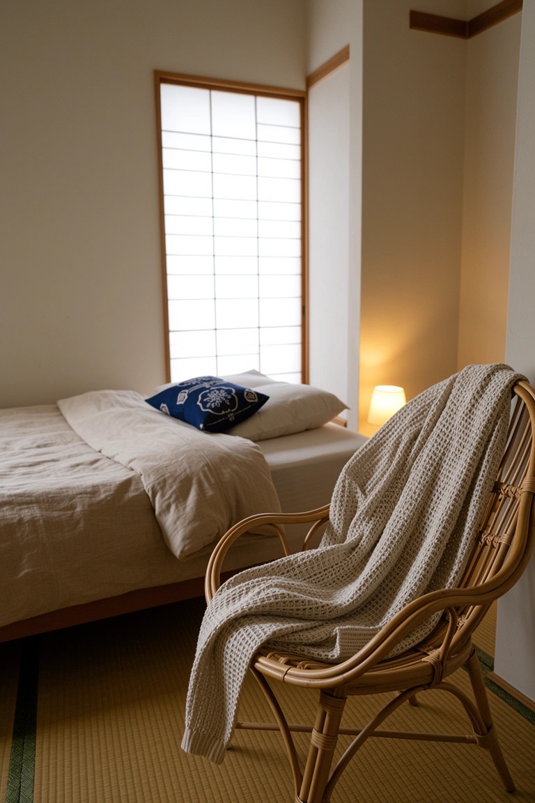 Rattan Chair for Bedroom Seating