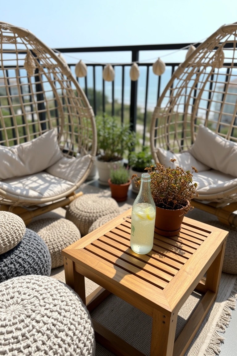 Boho Balcony Seating