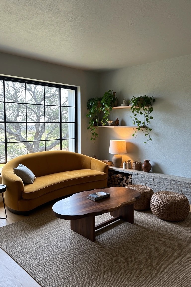 Curved Sofas for Boho Rooms