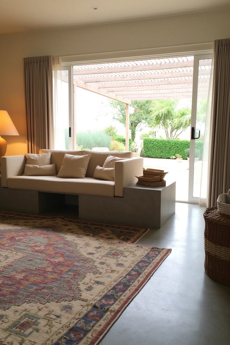 Living Room Open to the Patio