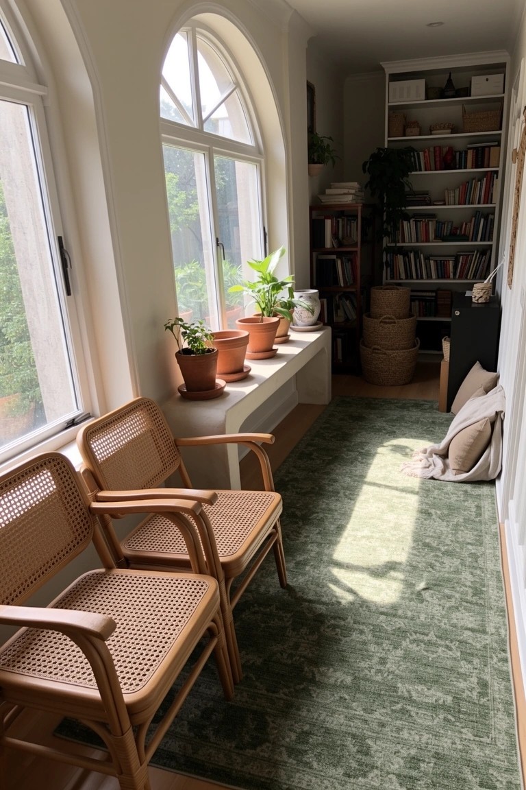 Rattan Chairs by the Window