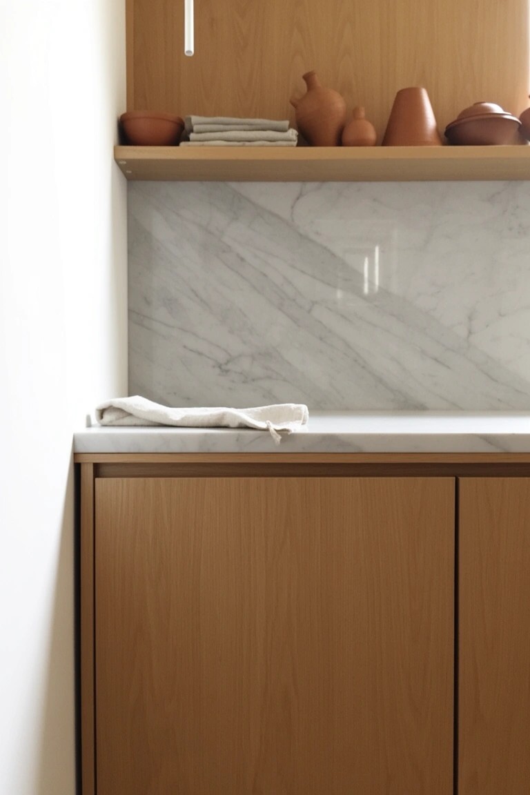 Open Kitchen Shelves