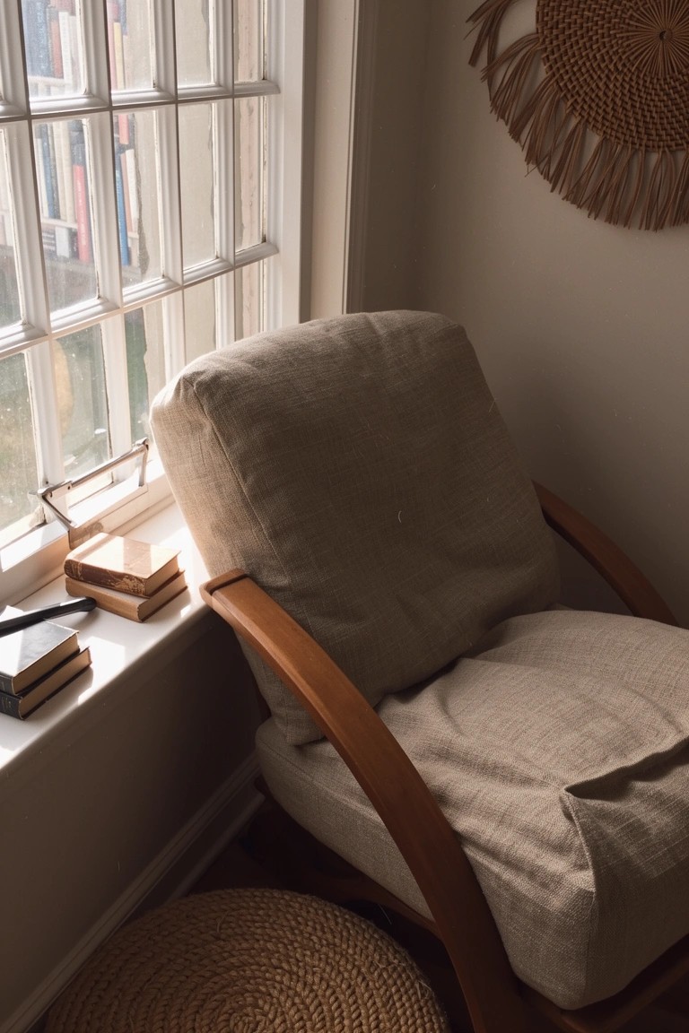 Quiet Reading Corner by the Window
