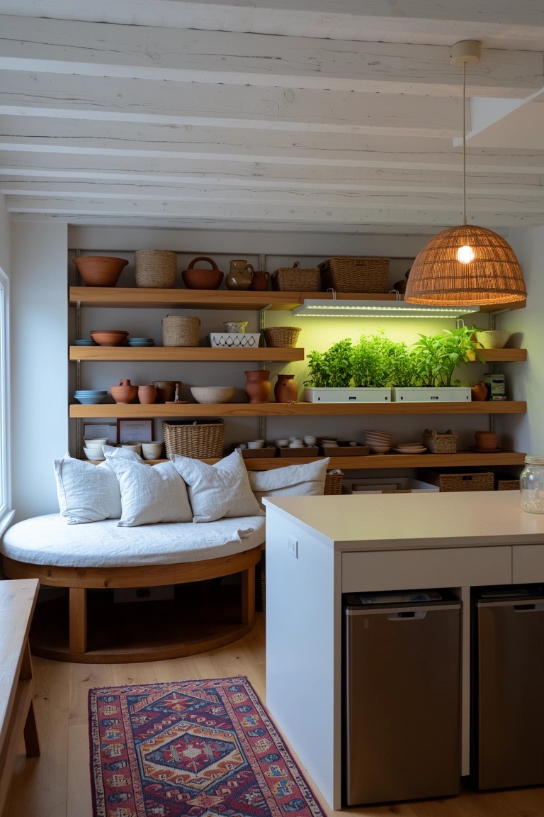 Built-In Kitchen Bench