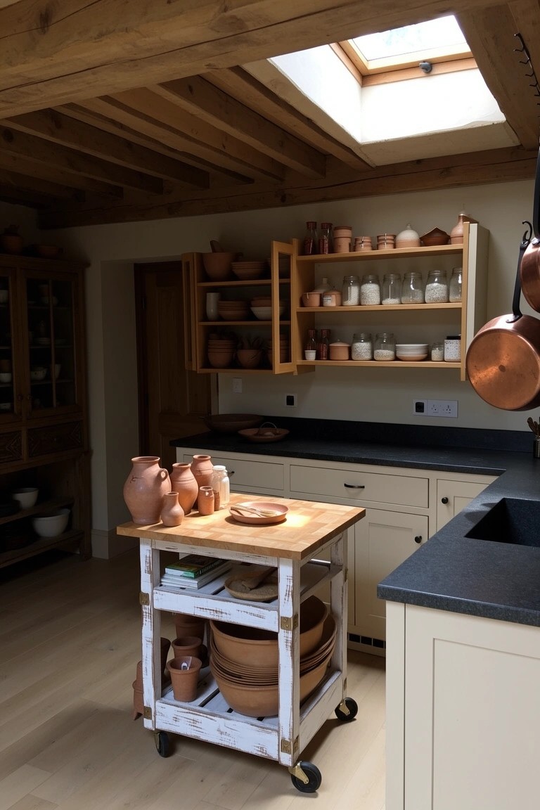 Rolling Carts for Kitchen Storage