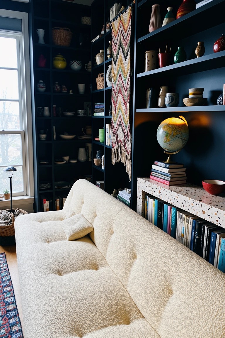 Shelves Full of Ceramics