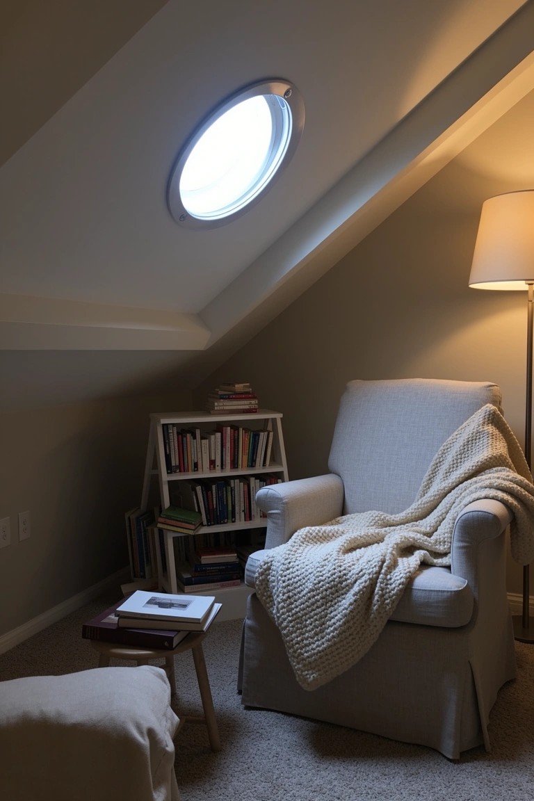 Cozy Attic Reading Nook