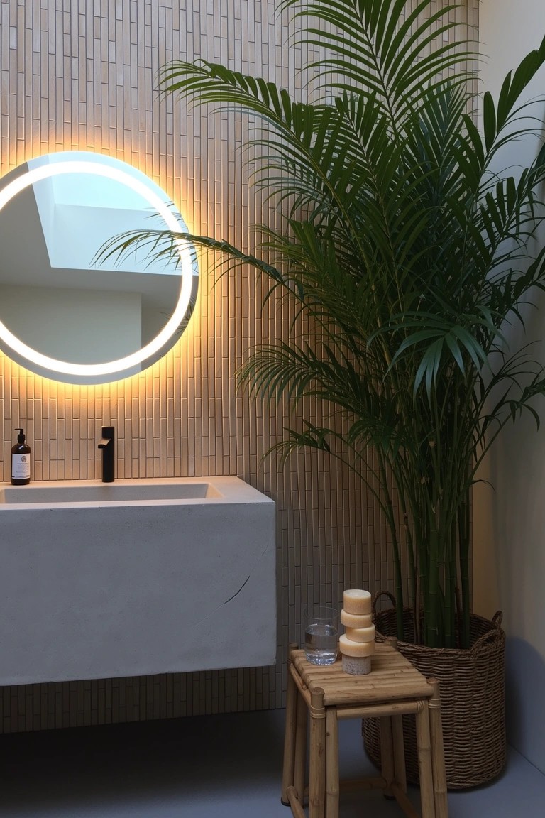 Tall Plants by the Sink