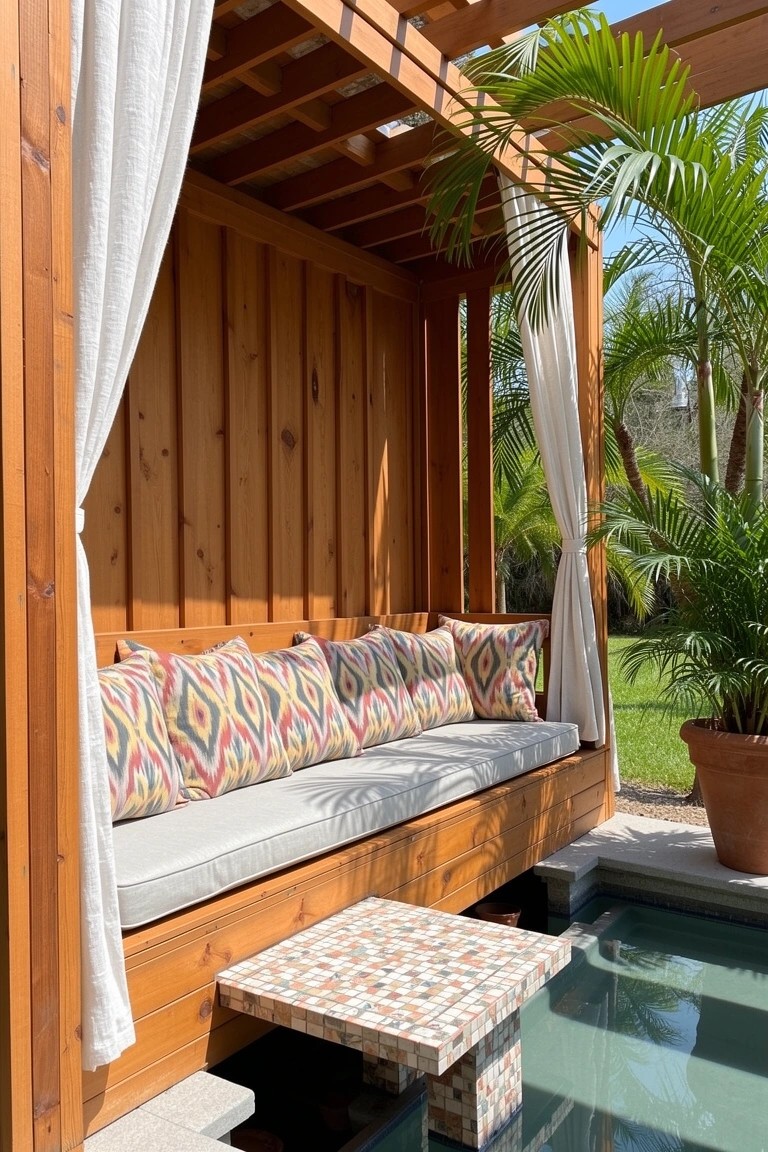 Pergola Seating Nook